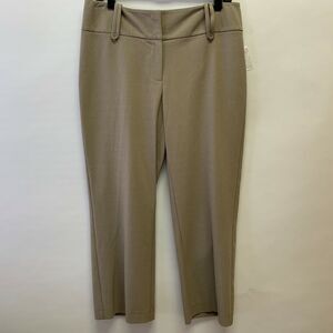 INC International Concepts Women's Pants Size 10 Beige Khaki Taupe NWOT